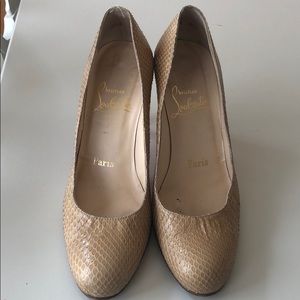 Christian Louboutin exotic pump